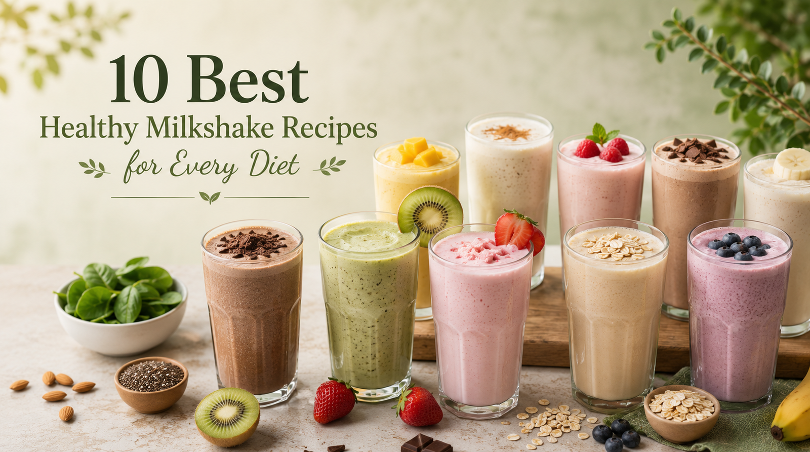 10 Best Healthy Milkshake Recipes for Every Diet